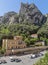 Funicular station De La Santa Cova of Montserrat