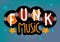 Funk Music Lettering Type Design Vector Image