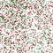 Funky Abstract Digital Christmas Mosaic Background, , Red and Green