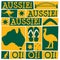 Funky Australia Day card