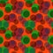 Funky circles seamless pattern