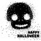 Funky cute sugar skull for a Happy Halloween season