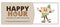 Funky groovy cartoon character Coffee Happy Hour coupon. Vintage funny mascot patch psychedelic smile, emotion. Design