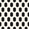 Funky modern vector seamless pattern with curved shapes.