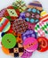 Funky pile of buttons