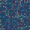 Funky points seamless pattern with grunge effect