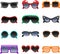 Funky sunglasses icons