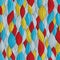 Funky waves seamless pattern