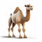 Funny 3d Animation Image Of A Camel - Matte Photo Style