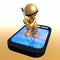 Funny 3d icon with pda gadget