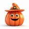 Funny 3d Pumpkin In Mystic Symbolism Hat For National Grandparents Day