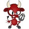 Funny Angry Devil