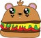 Funny animal in food shape Kawaii animals