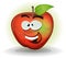 Funny Apple Fruit Character