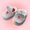 Funny baby booties for newborn