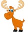 Funny baby moose cartoon