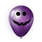 Funny balloon for Halloween isolated on white. Vector Illustration