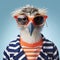 Funny Bird Wearing Glasses: Playful Character Design By Nmo Creative