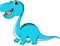 Funny Brontosaurus dinosaur