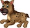 Funny Brown Hyena Cartoon