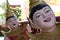 Funny Buddhist Temple Statues