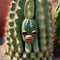 Funny cactus generated by AI