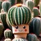 Funny cactus generated by AI