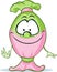 Funny candy cartoon character - cute vector sweet
