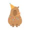 Funny capybara Happy Birthday greetings