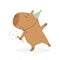 Funny capybara Happy Birthday greetings