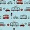 Funny Cars. kids seamless pattern texture.