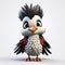 Funny Cartoon Bird: High-quality Fashion Feather In Unreal Engine Style