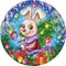 funny cartoon bunny, hare symbol of 2023