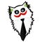 Funny cartoon Cat-Joker