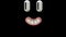 Funny Cartoon Face Reaction with eyes and mouth - Facial Expressions 4K Animation. Different expressions and emotions: smile,