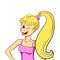 Funny Cartoon Girl