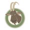 Funny cartoon ibex