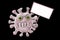 Funny cartoon microbe