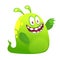 Funny cartoon monster. Vector Halloween illustration