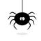 Funny cartoon spider. A traditional character for Halloween. Halloween spider.