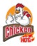 Funny chicken logo.