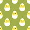 Funny chickens. Easter wallpaper