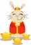 Funny chinese zodiac rabbit happy new year 2023