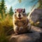 Funny chipmunk