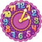 Funny clock for kids