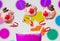 Funny clown cake pops