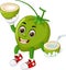 Funny Coconut Cartoon