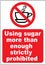 Funny coffee warning sign