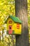 Funny colorful birdhouse