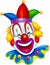 Funny and colorful clown